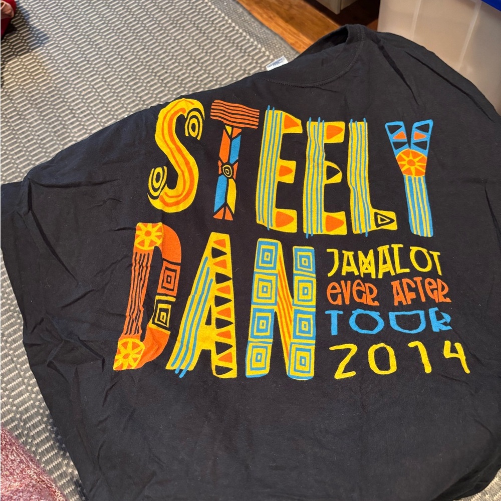 Steely Dan Black Concert Shirt 2014